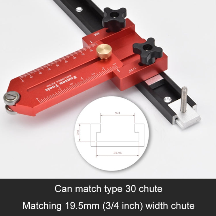 Fonson Woodworking Roller Table Saw Thin Cutting Board Guide Stopper, GD704B, GD704C