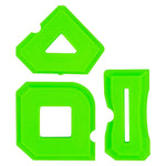 2sets Multifunctional Glue Scraper Silicone Seam Scraper