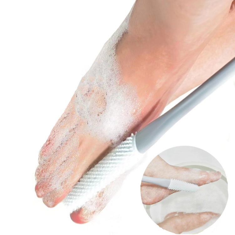 Foot Washing Brush Dry and Wet Toe Cleaning and Anti-Itch Brush, Short Bristle, Long Bristle