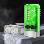 V10 Portable Keychain Light USB Rechargeable Bright Mini Flashlight
