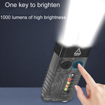 V10 Portable Keychain Light USB Rechargeable Bright Mini Flashlight