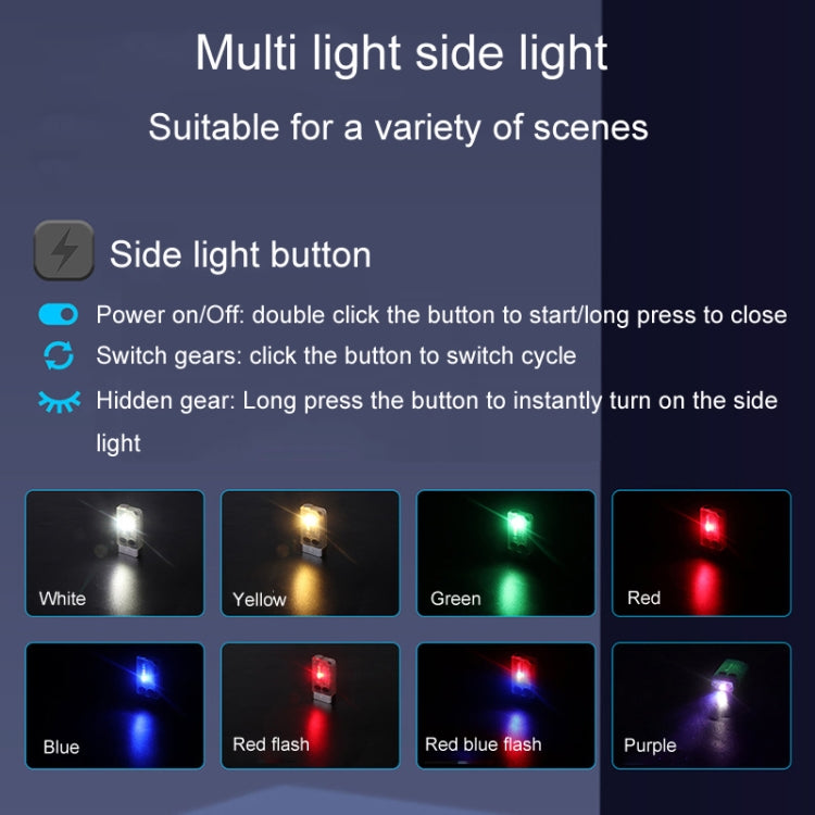 V10 Portable Keychain Light USB Rechargeable Bright Mini Flashlight