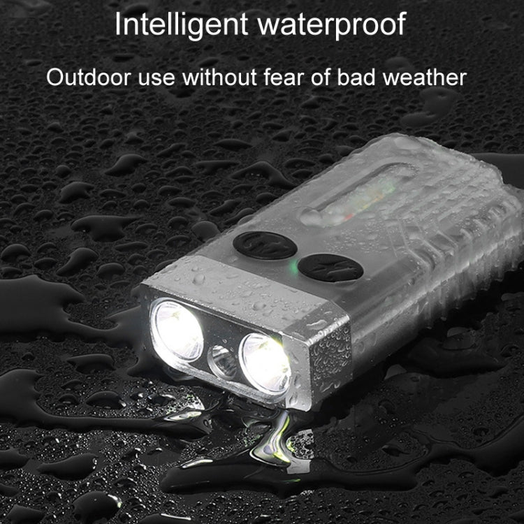 V10 Portable Keychain Light USB Rechargeable Bright Mini Flashlight
