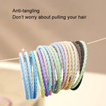 Allsmile 50pcs /Box Rubber Band Hair Circle Headband Girls Hair Tie Headwear
