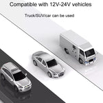 45W Rotating Dual Cigarette Lighter Extension Port Car Charger, S-46