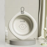 Children Folding Washbasin Newborn Baby Portable Thickened Plastic Wash Basin