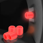 5packs Luminous Car Motorcycle Tire Valves, Green, Yellow, Blue, Pink, Red, Orange