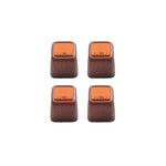 4pcs / Set Thickened Wear-Resistant Table And Chair Leg Covers Household Quiet Non-Slip Stool Foot Protector, Mini Small Round Transparent, Mini Small Round Light Gray, Mini Small Round Light Brown, Mini Small Square Transparent                        ...