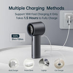 JisuLife FA53 Pro 1 High-speed Powerful Cooling Handheld Small Fan Mini Portable USB Rechargeable Desktop Fan