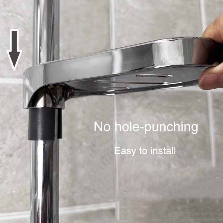 Household Bathroom Shower Soap Holder Laboratory Drainage Organizer, Glossy, Matte Black, Matte White, Brushed Gray
