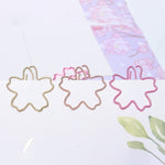 Metal Special-shaped Paper Clips File Classification And Storage Paper Clips, 10pcs /Box Sakura