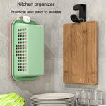 2pcs Bathroom Shelf No-Punch Washbasin Hook Kitchen Wall Mounted Storage Rack