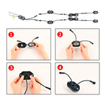 Car Chassis Light RGB Colorful Atmosphere Light, 8 in 1, 10 in 1, 12 in 1