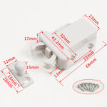 Bouncing Press Type Cabinet Door Catches Self Lock Hidden Drawer Cupboard Door Closer