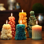 Christmas Tree Aromatherapy Candle Ornaments DIY Silicone Mold, C1 ZL-268-1, C1 ZL-268-2, C1 ZL-268-3, D1  ZL-269-1, D2  ZL-269-2, D3  ZL-269-3, D4  ZL-269-4