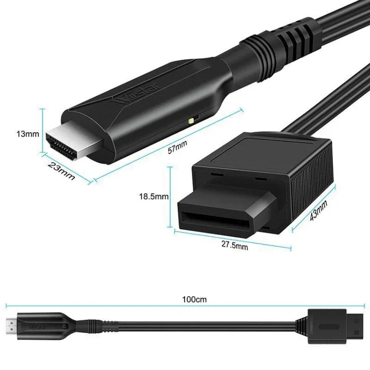 For Nintendo Wii To HDMI Converter  Adapter Cable 1m 1080P For Full HD Device, Wii To HDMI