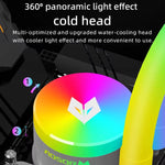 COOLMOON AS360 Magic Diamond Edition Computer Cooler ARGB Water Cooling Light Integrated CPU Radiator, AS360