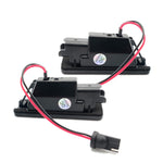 2pcs For Nissan Qashqai J10 / J11 / X-Trail / Teana License Plate Light Modification