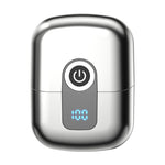 Double Ring Magnetic Electric Shaver Travel Portable Rechargeable Full Body Washable Men Razor