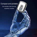 Double Ring Magnetic Electric Shaver Travel Portable Rechargeable Full Body Washable Men Razor