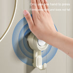 Rotating Suction Cup Hook Wall Mounted Towel Sucker Hooks Reusable Shower Hanger