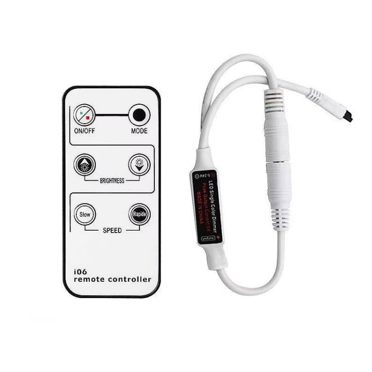 6-Button Single-Color DC Controller Infrared Dimming Light With LED Controller