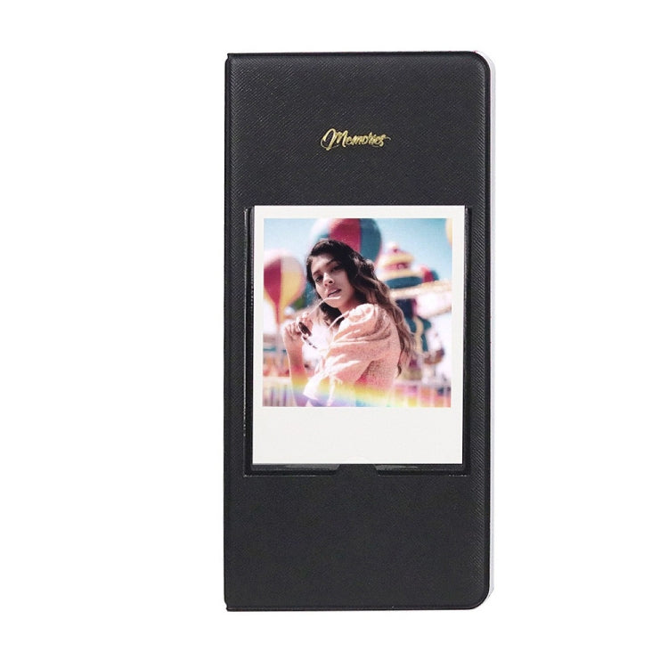 64-Piece 5 Inch Photo Storage Album, White, Black, Light Blue, Brown, Green, Pink, Blue, Purple