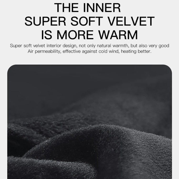 Kyncilor Waterproof Cycling Warm Gloves Two-finger Touch Screen Ultra-soft Velvet Outdoor Gloves, M, L, XL