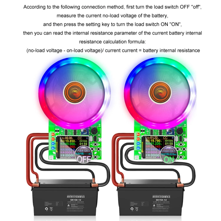 ATORCH Voltage Digitally Controlled Adjustable Constant Current Discharge Load Aging Tester, US Plug