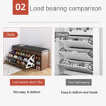 1pair Concealed Shoe Rack Cold Rolled Steel Flap Mounting Fittings, Single Layer Black, Single Layer Gray, Double Layer Black, Double Layer Gray, Three Layer Black, Three Layer Gray