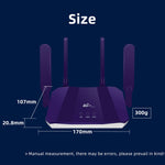 4G WiFi6 SIM Card CPE Wireless Router, EU Plug, R8B