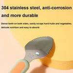 Multi-function Double-head Baby Food Spoon Baby Tableware Fruit Scraper Spoon