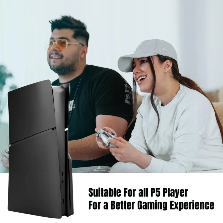 For PS5 Slim Replacement Faceplate Shell Detachable Protective Case, Disc Edition Black, Digital Edition Black, Disc Edition White, Digital Edition White, Disc Edition Gray, Digital Edition Gray