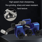 Portable Handheld Electric Saw Hand-cranked Chain Sharpener With 3 Grinding Heads