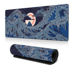 Big Wave Gaming Mouse Pad Non-Slip Rubber Desk Mat, 300x600x2mm, 300x700x3mm, 300x800x2mm, 300x800x3mm, 400x900x2mm, 400x900x3mm