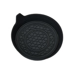 Car Bowl-shaped Non-slip Heat-insulating Double-ring Water Coaster, Black, Red, Gray, Pink, Blue, Yellow, White, Purple