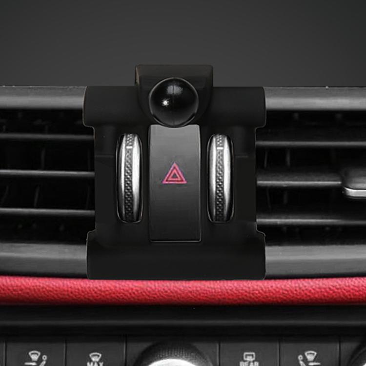For Alfa Romeo Left Driving Car-Mounted Special Mobile Phone Navigation Bracket Base, 17-22 Stelvio SUV, 17-22 Giulia Coupe