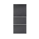 For Tesla 2024+ Model 3 Highland Center Console Panel Protection Sticker, Horizontal Wood Grain, Vertical Wood Grain, Carbon Fiber Grain, Matt Black, Frosted Black