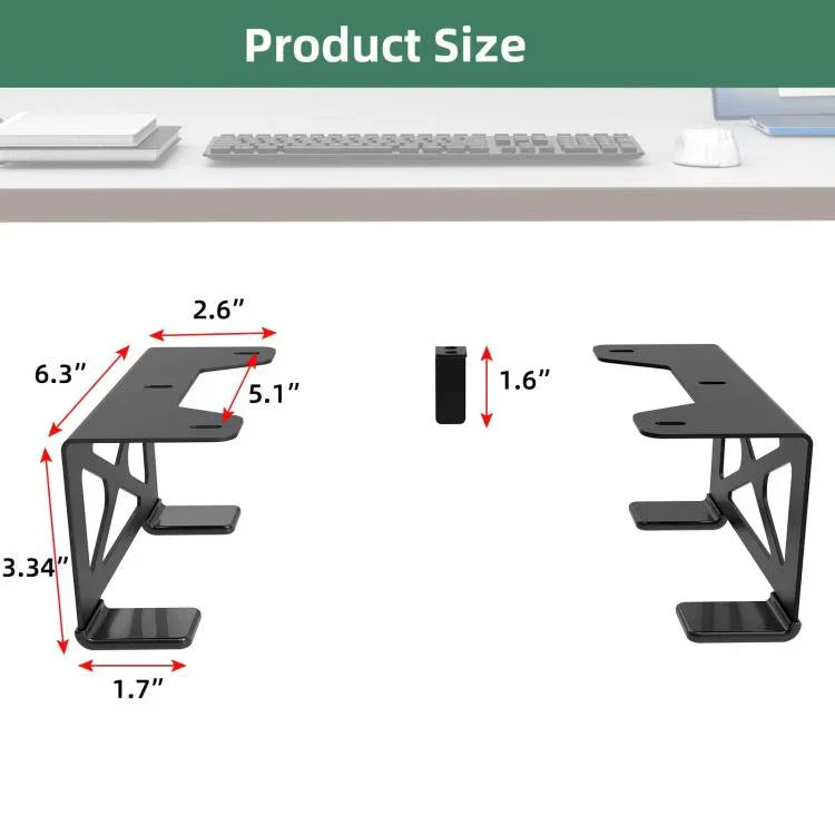 For Xbox One S / X, Xbox 360 Under Desk Storage Stand Rack