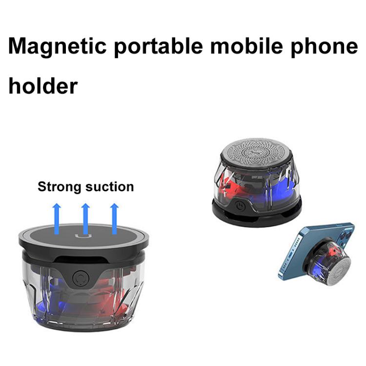 RK-C250 Portable RGB Atmosphere Light Magnetic Bluetooth Speaker with Wireless Charging Function, RK-C250