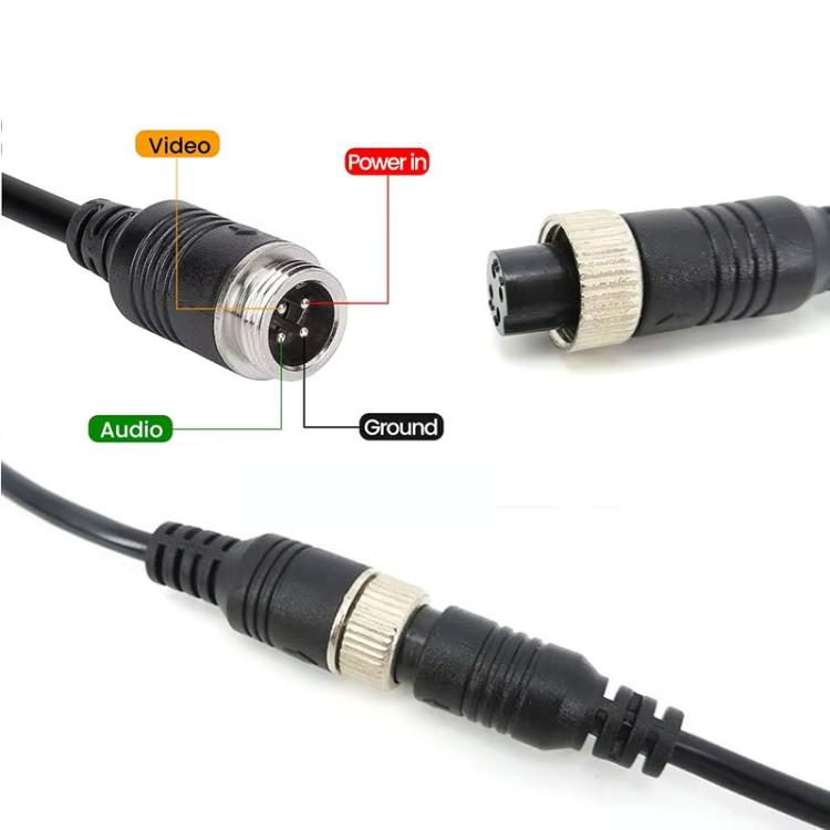 Car Camera Adapter Connector Wire 50cm, 4 Pin Aviation Female To RCA Female DC Male, 4 Pin Aviation Female To RCA Female DC Female, 4 Pin Aviation Female To RCA Male DC Male, 4 Pin Aviation Male To RCA Female DC Male                                    ...