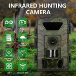Ultra-clear 8K Video 60MP Photo Wifi Hunting Camera, PR803W