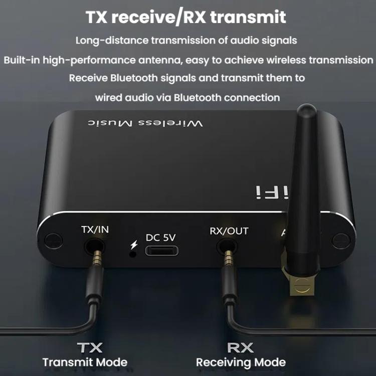 2 In 1 Amplifier AUX Bluetooth 5.4 Audio Adapter, Bluetooth 5.4