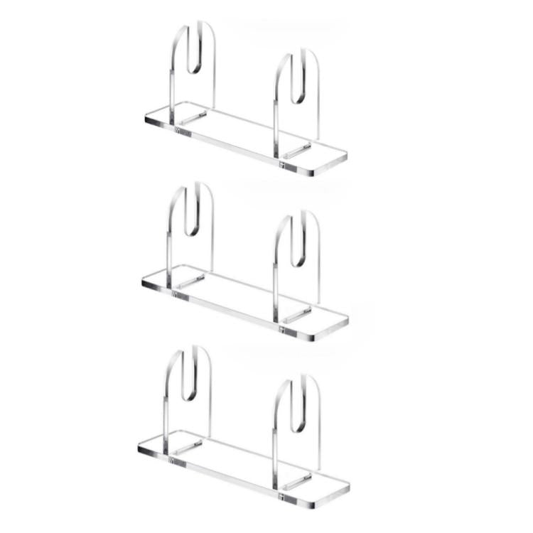 Acrylic Folding Fan Display Stand, 2pcs /Pack, 3pcs /Pack