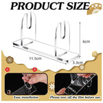 Acrylic Folding Fan Display Stand, 2pcs /Pack, 3pcs /Pack
