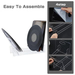 Removable Desktop Acrylic CD Vinyl Record Stand Album Book Display Stand