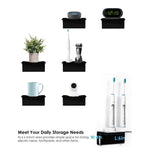 Acrylic Wall-mounted Bathroom Electric Toothbrush Holder