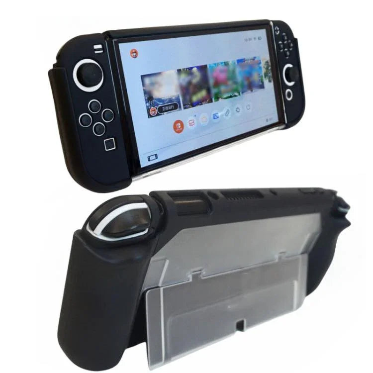 For Nintendo Switch OLED / Joy-Con 2 In 1 Protective Case TPU Cover Support