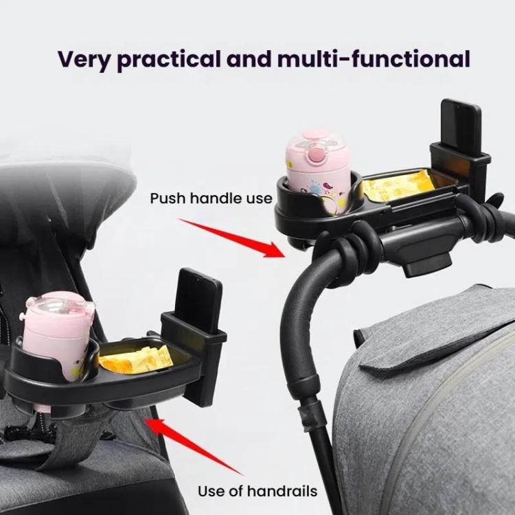 3 in 1 Wap-around Baby Stroller Tray Cup Holder