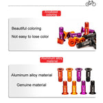 2pcs ZTTO Bicycle Rear Derailleur Sprocket Screws M5 Modified Road Mountain Derailleur Guide Wheel